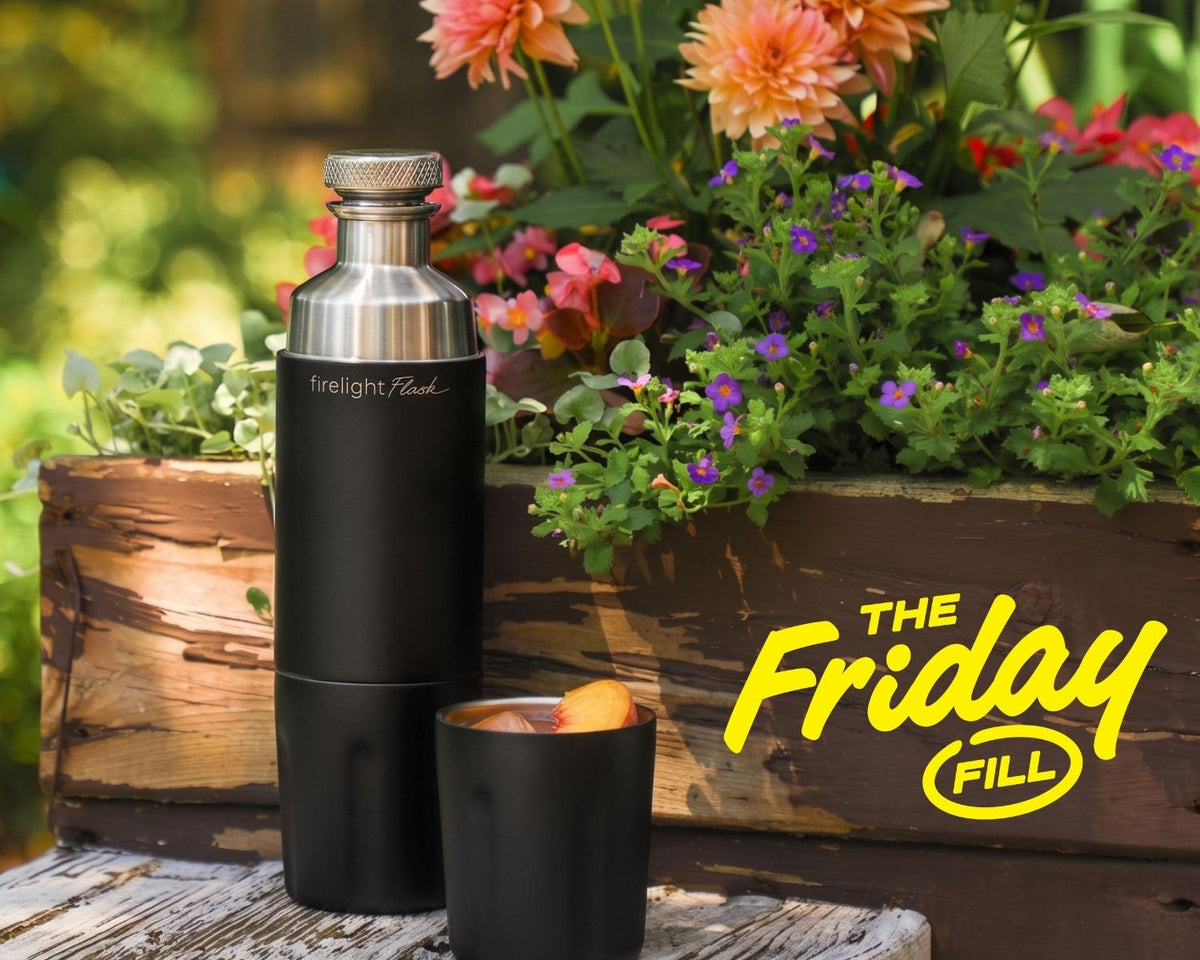 Friday Fill Ep. 11: Garden-to-Glass Spicy Bourbon Peach Tea