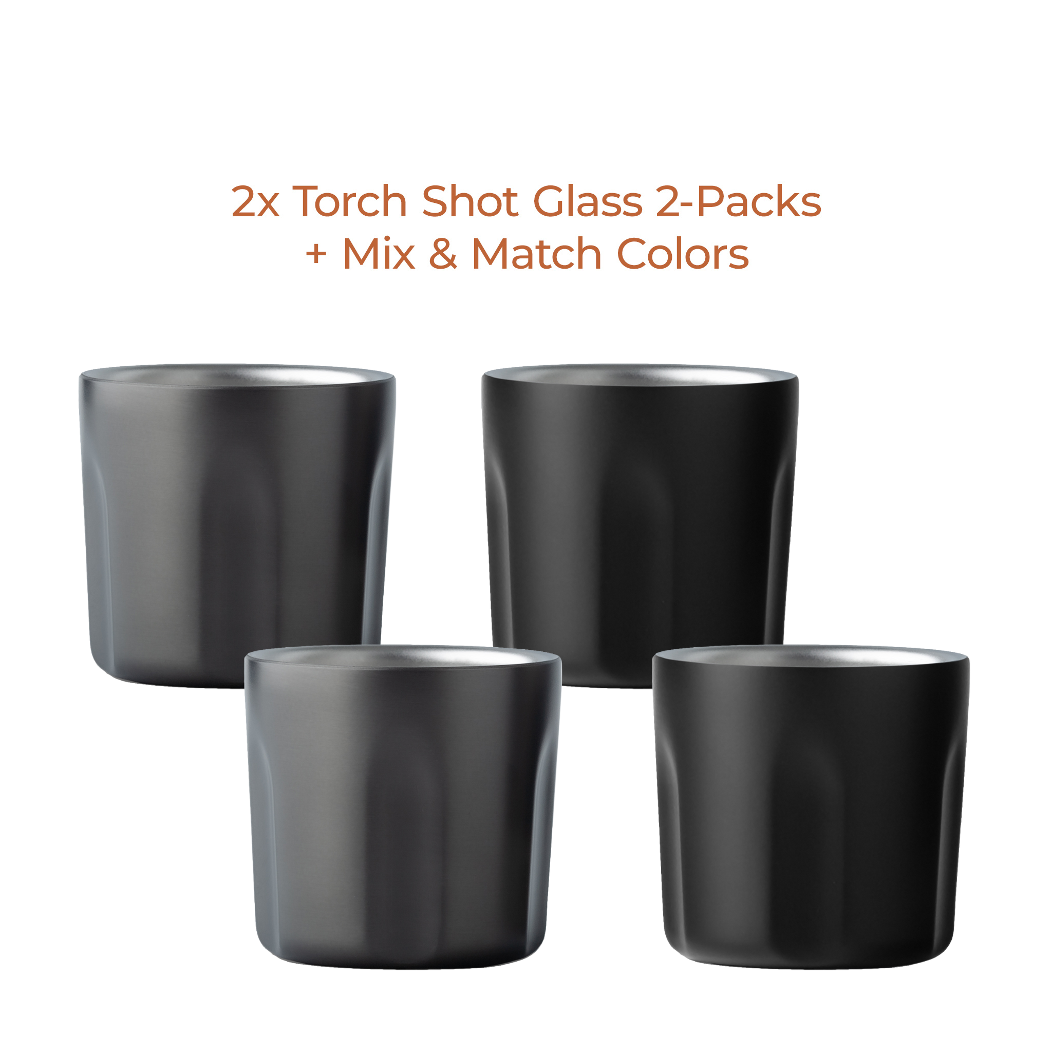 Torch Shot Glass 4-Pack