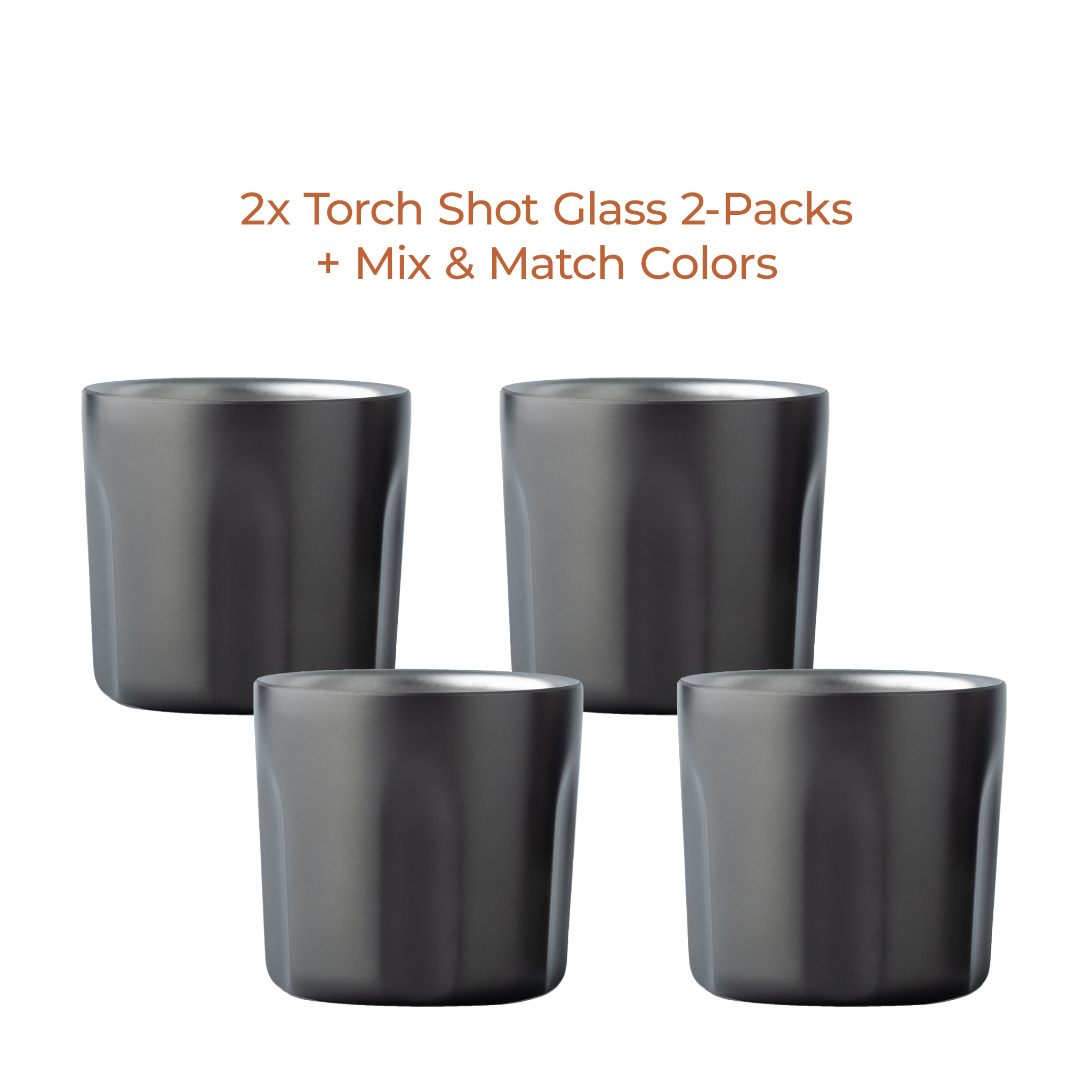 Torch Shot Glass 4-Pack