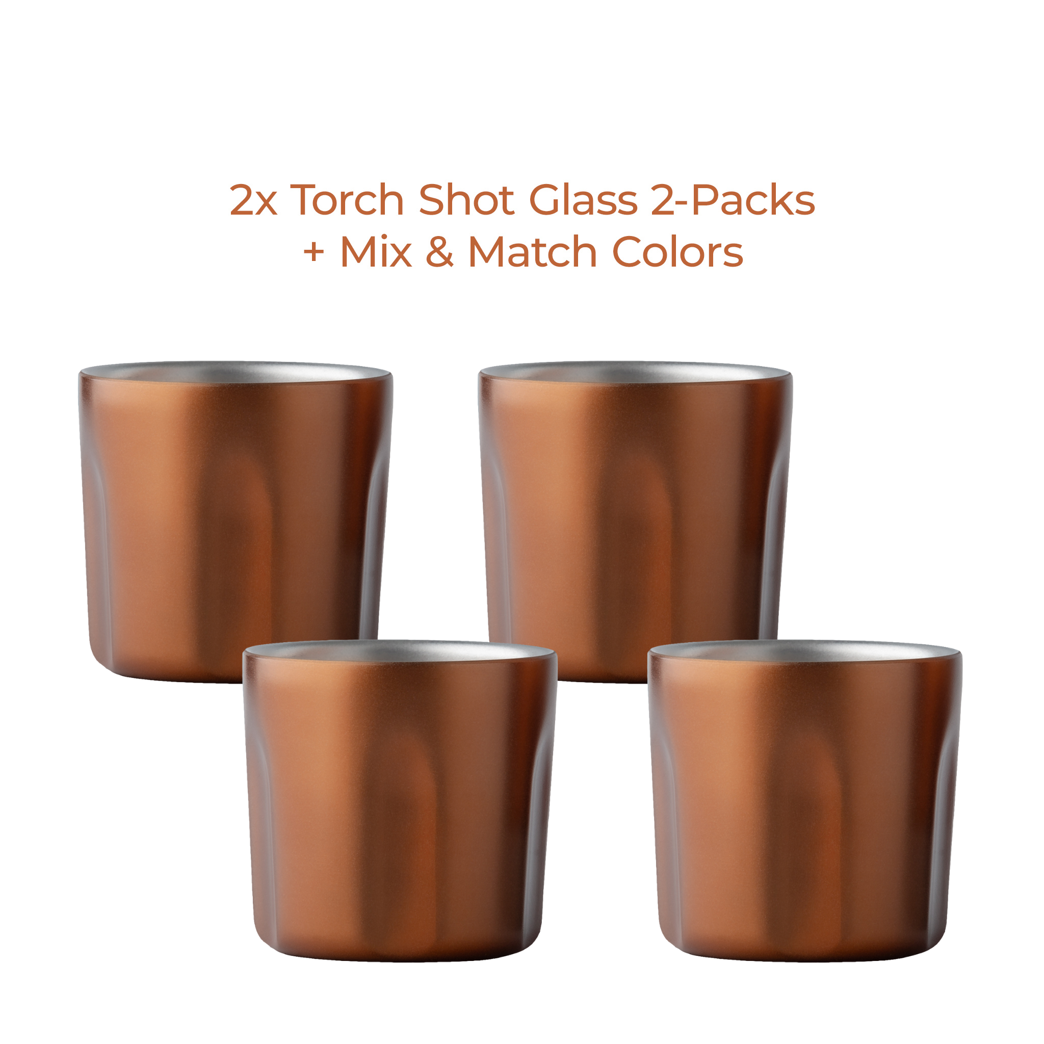 Torch Shot Glass 4-Pack