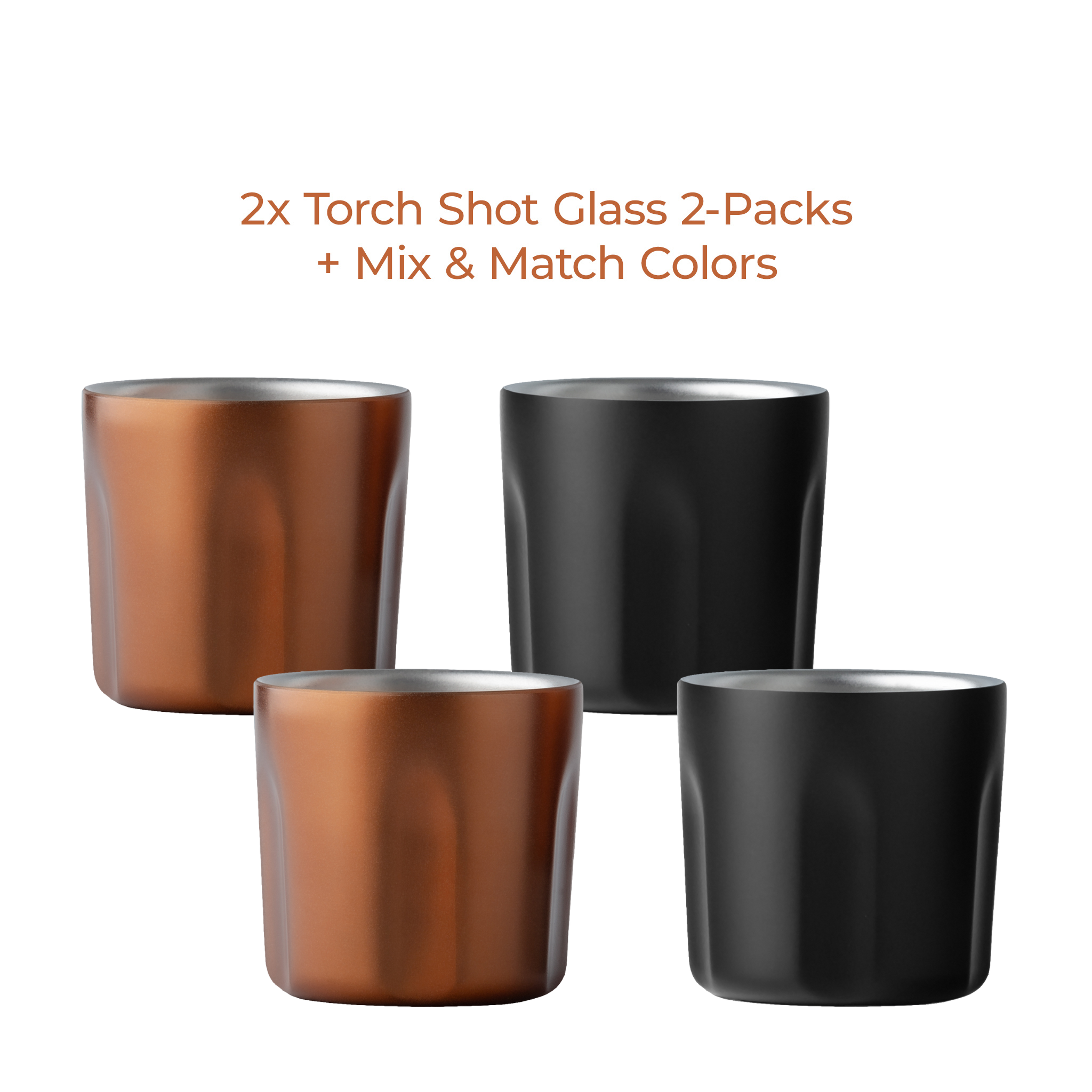 Torch Shot Glass 4-Pack