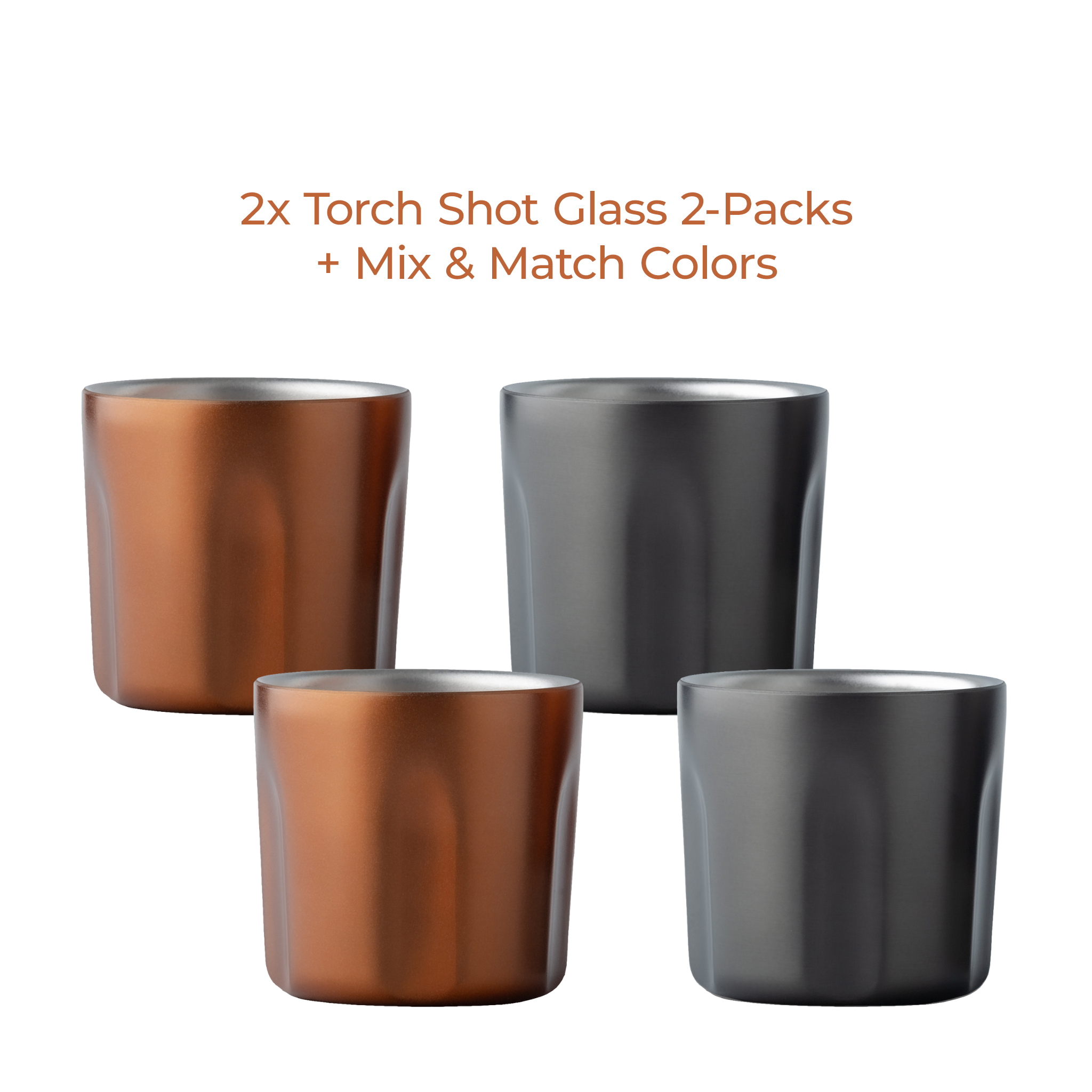 Torch Shot Glass 4-Pack