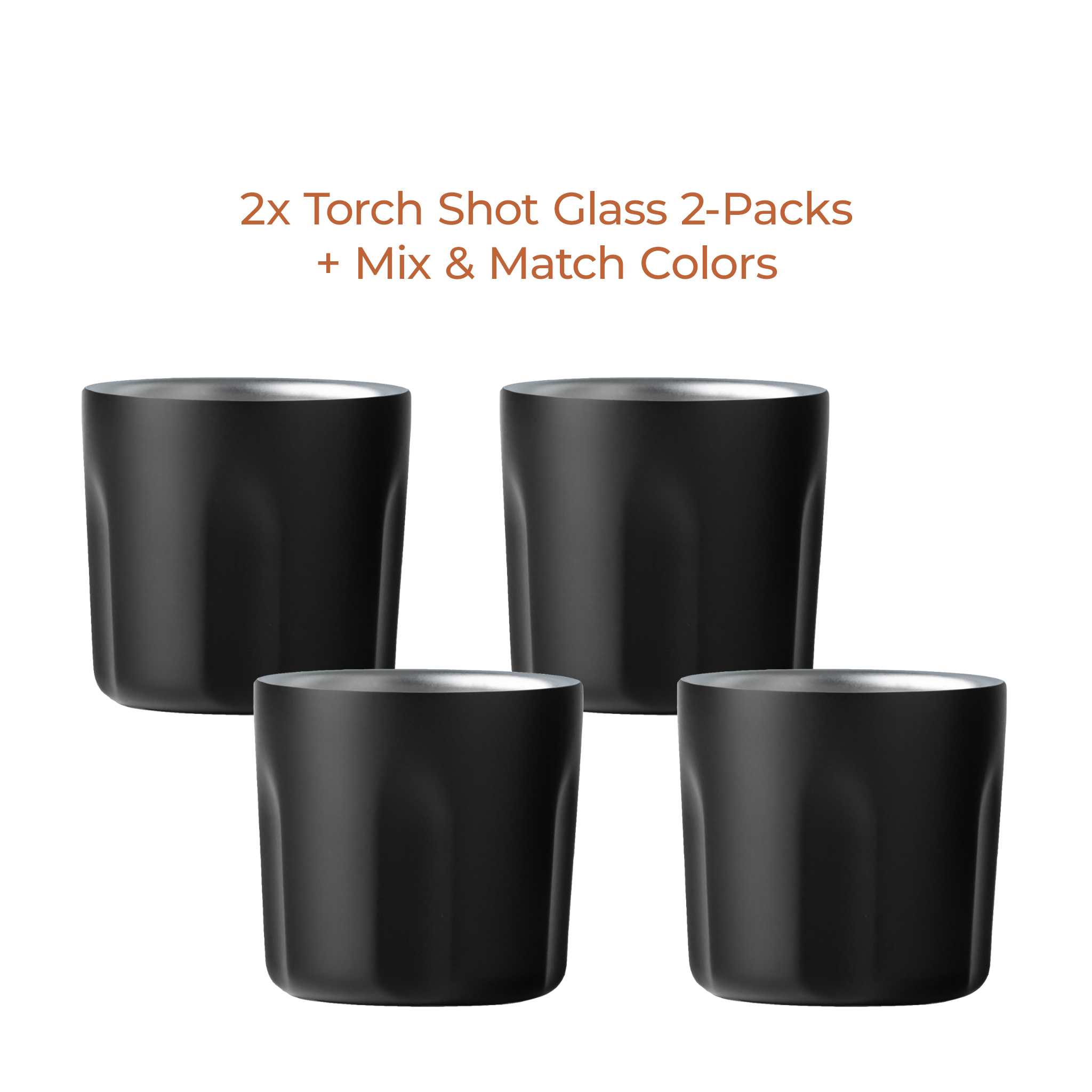 Torch Shot Glass 4-Pack