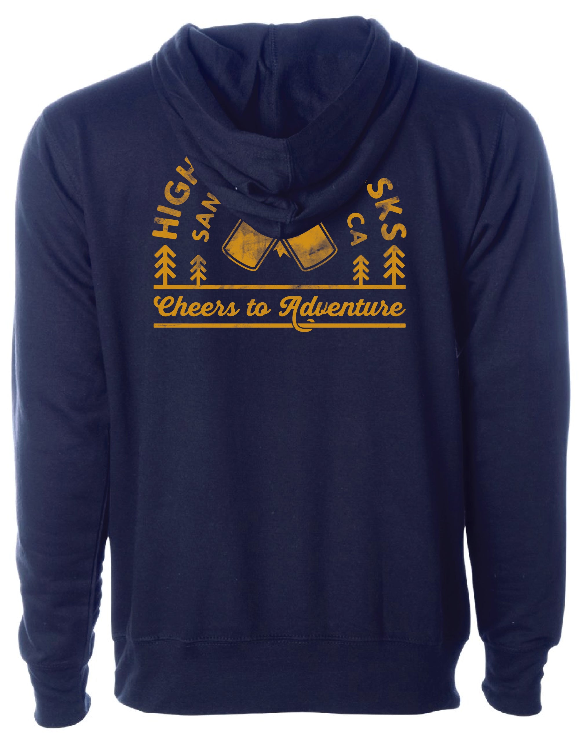 Cheers to Adventure - Midweight Hooded Sweatshirt