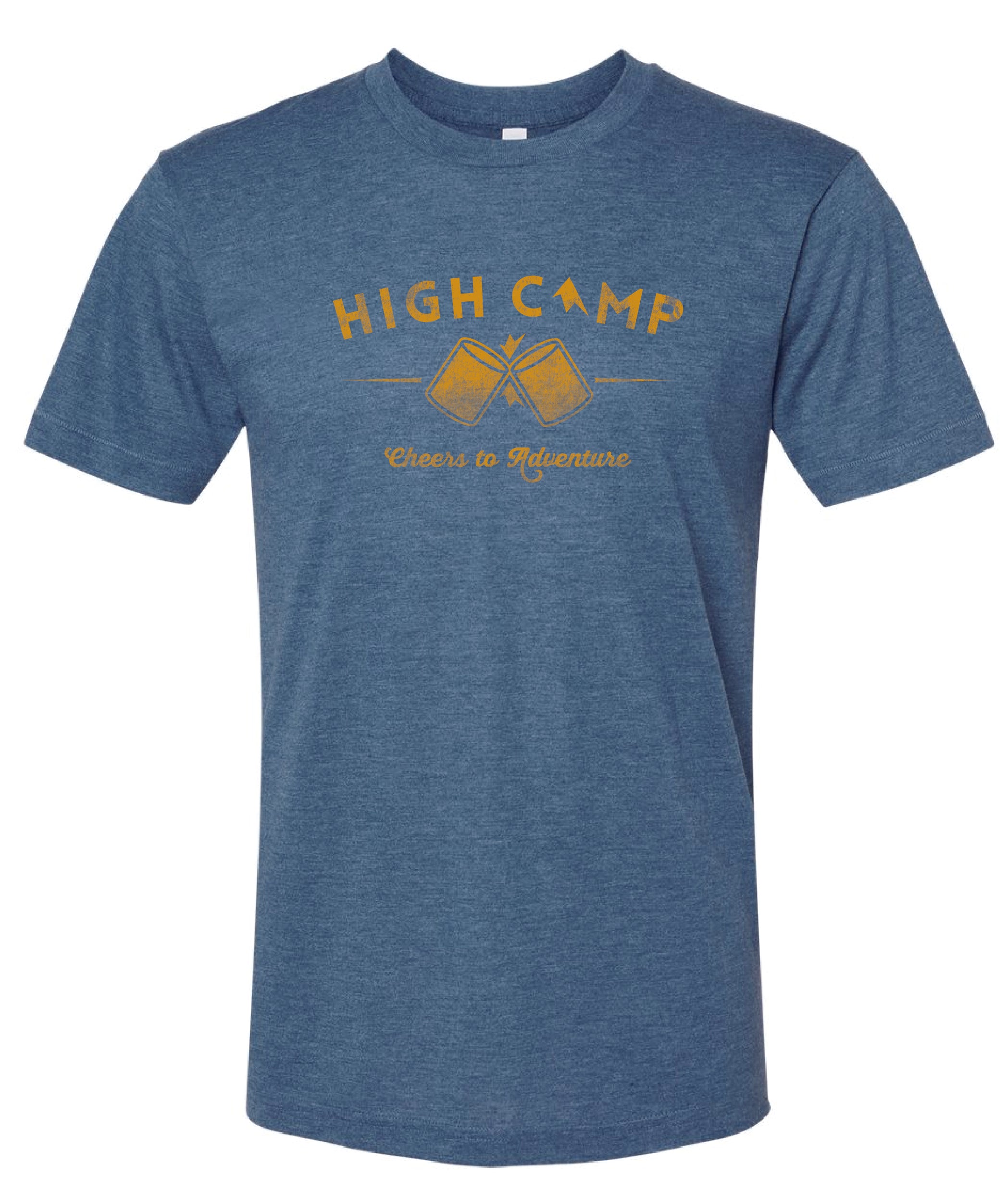 Cheers to Adventure - Heathered Tri-Blend Tee
