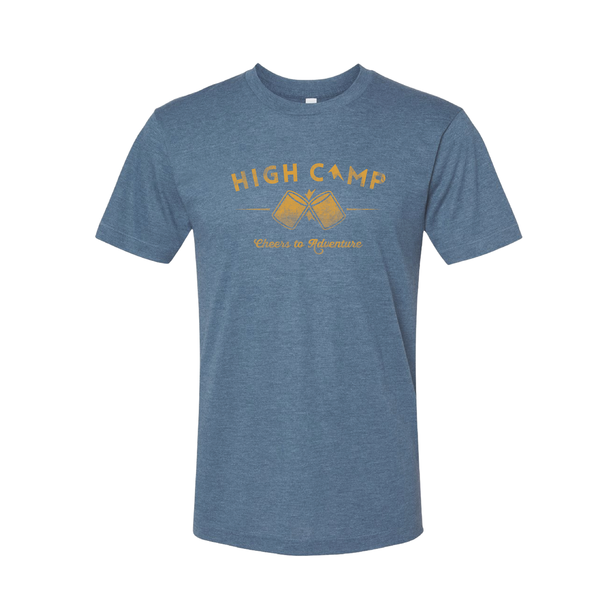 Cheers to Adventure - Heathered Tri-Blend Tee