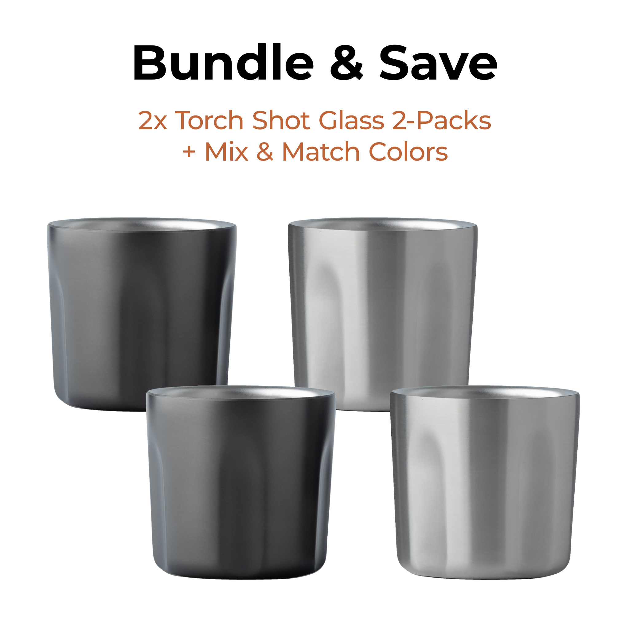 Torch Shot Glass 4-Pack