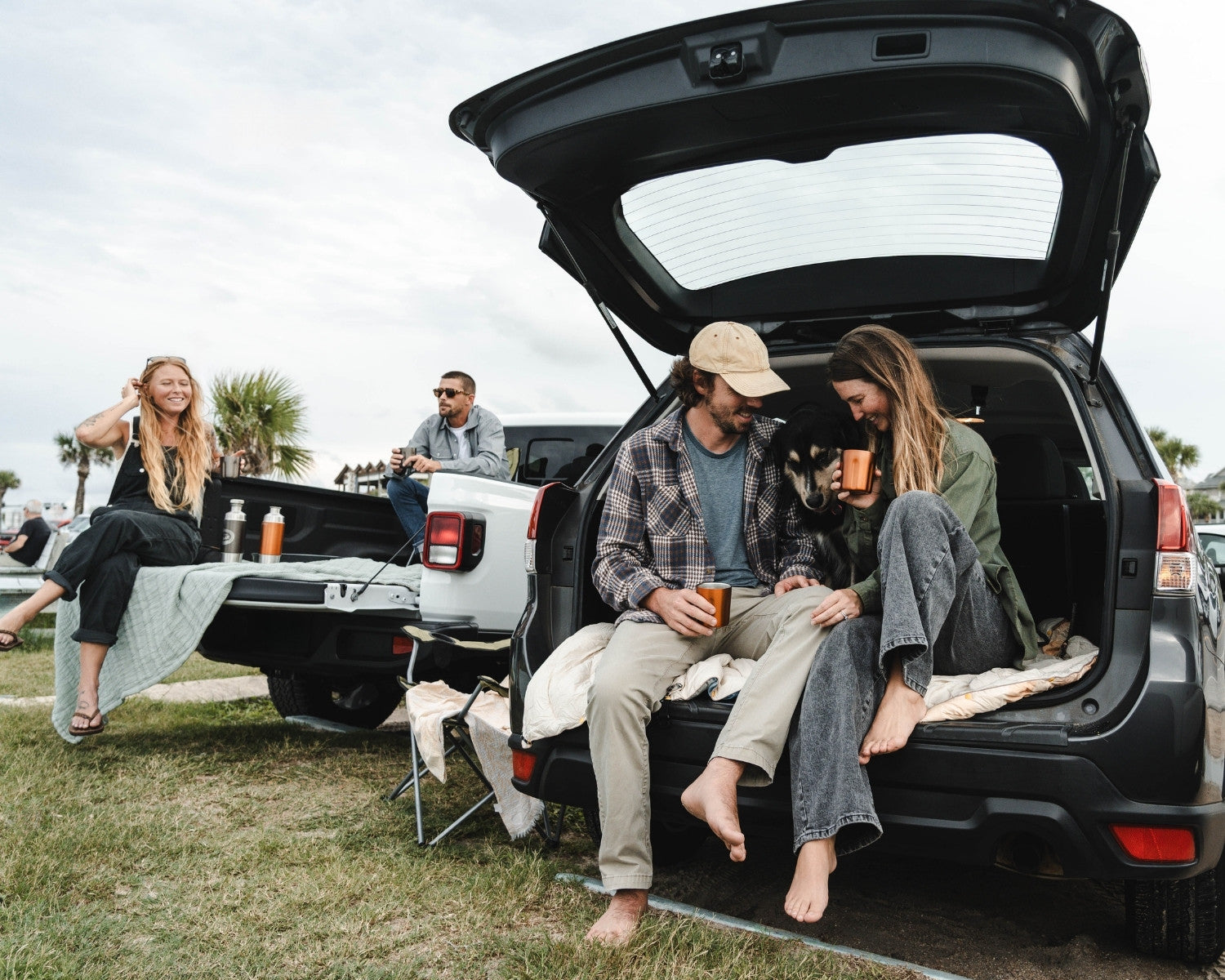 Friends getting together on the weekend. It's time to celebrate!
