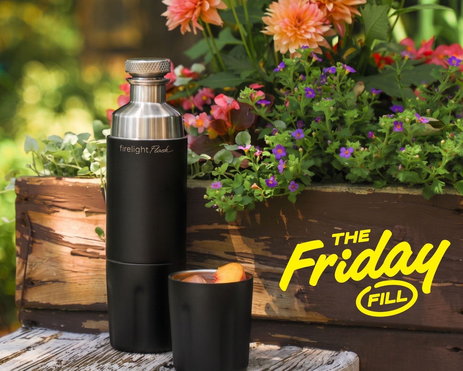 Friday Fill Ep. 11: Garden-to-Glass Spicy Bourbon Peach Tea