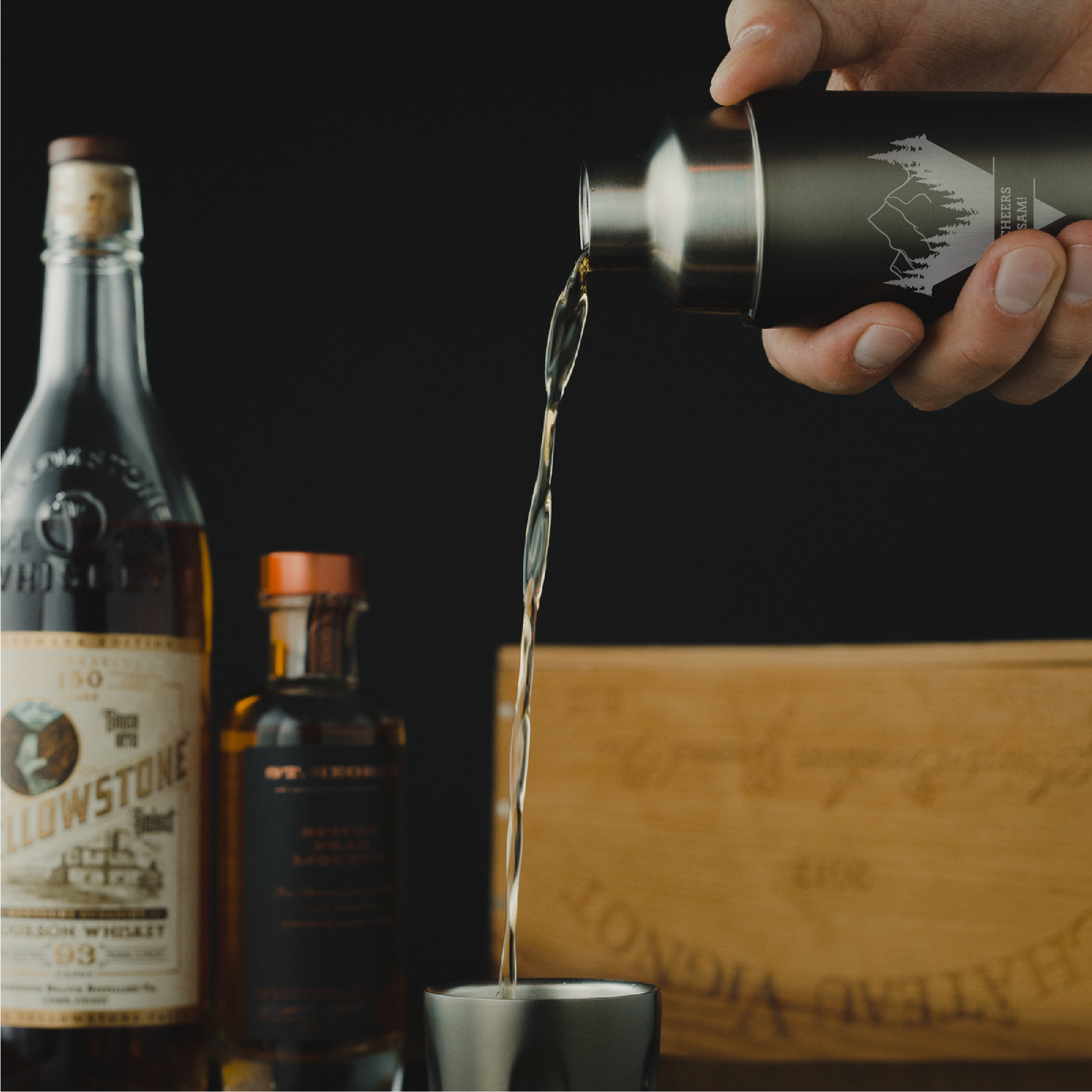 Wy-Homing Custom Engraved Tumbler or Bottle – Whiskey Mountain Engraving