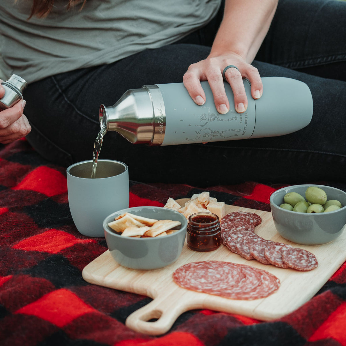 Custom Engraved Parkside Flask™ - Personalized Wine Flask | High Camp ...