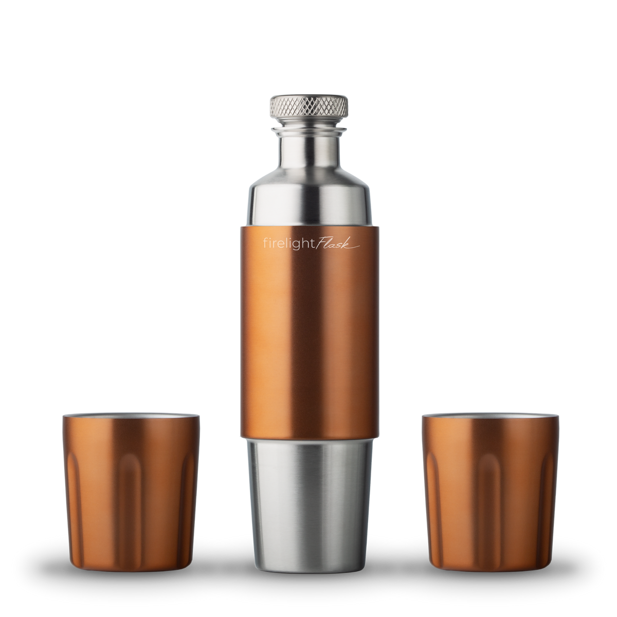 Firelight Flask® - Premium Flask w/ Tumblers | High Camp