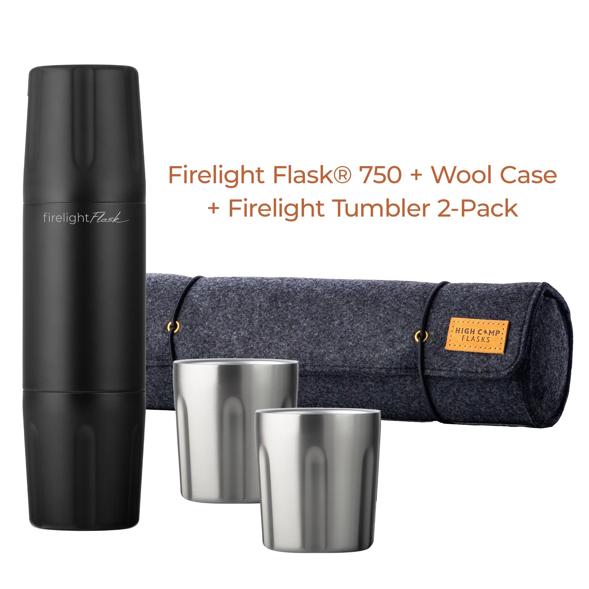 Firelight Flask 750 Bundle - 30% OFF | High Camp Flasks
