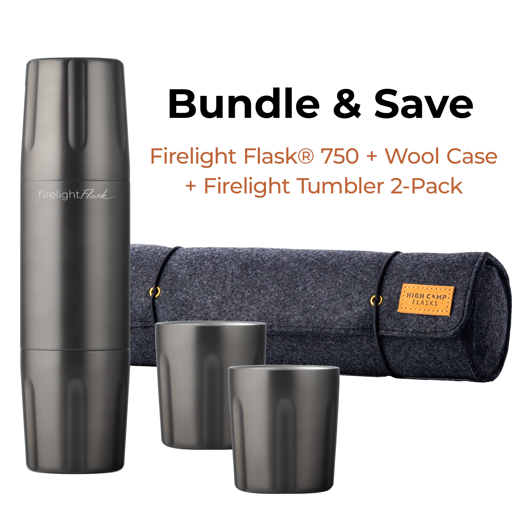 Firelight Flask® 750 Bundle - 30% OFF | High Camp Flasks Firelight Flask® 750 Bundle - 30% OFF | High Camp Flasks