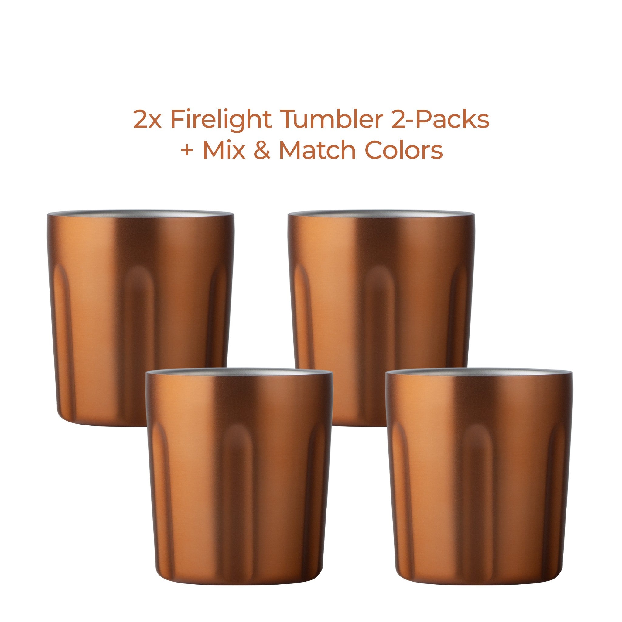 Firelight Tumbler 4-Pack