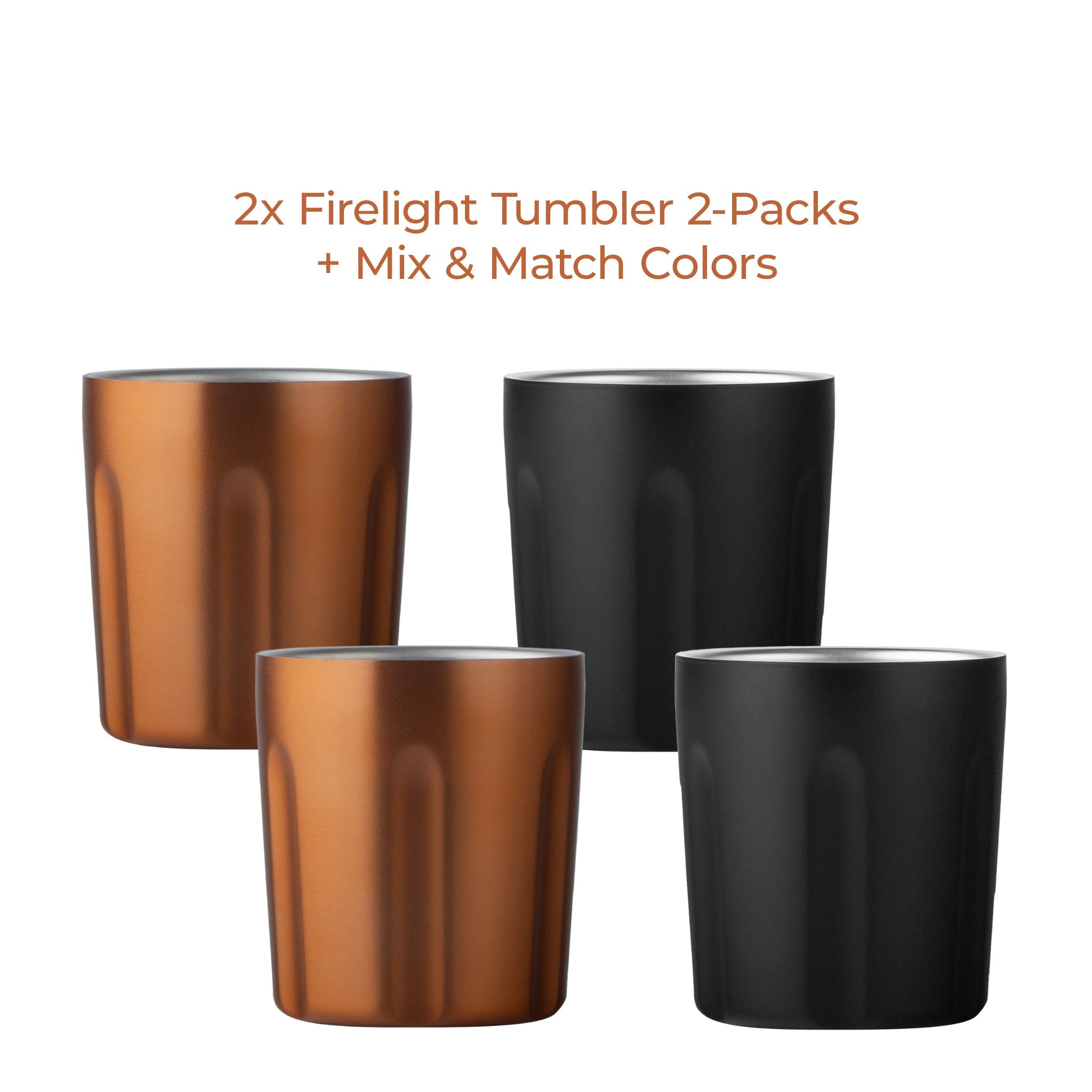 Firelight Tumbler 4-Pack
