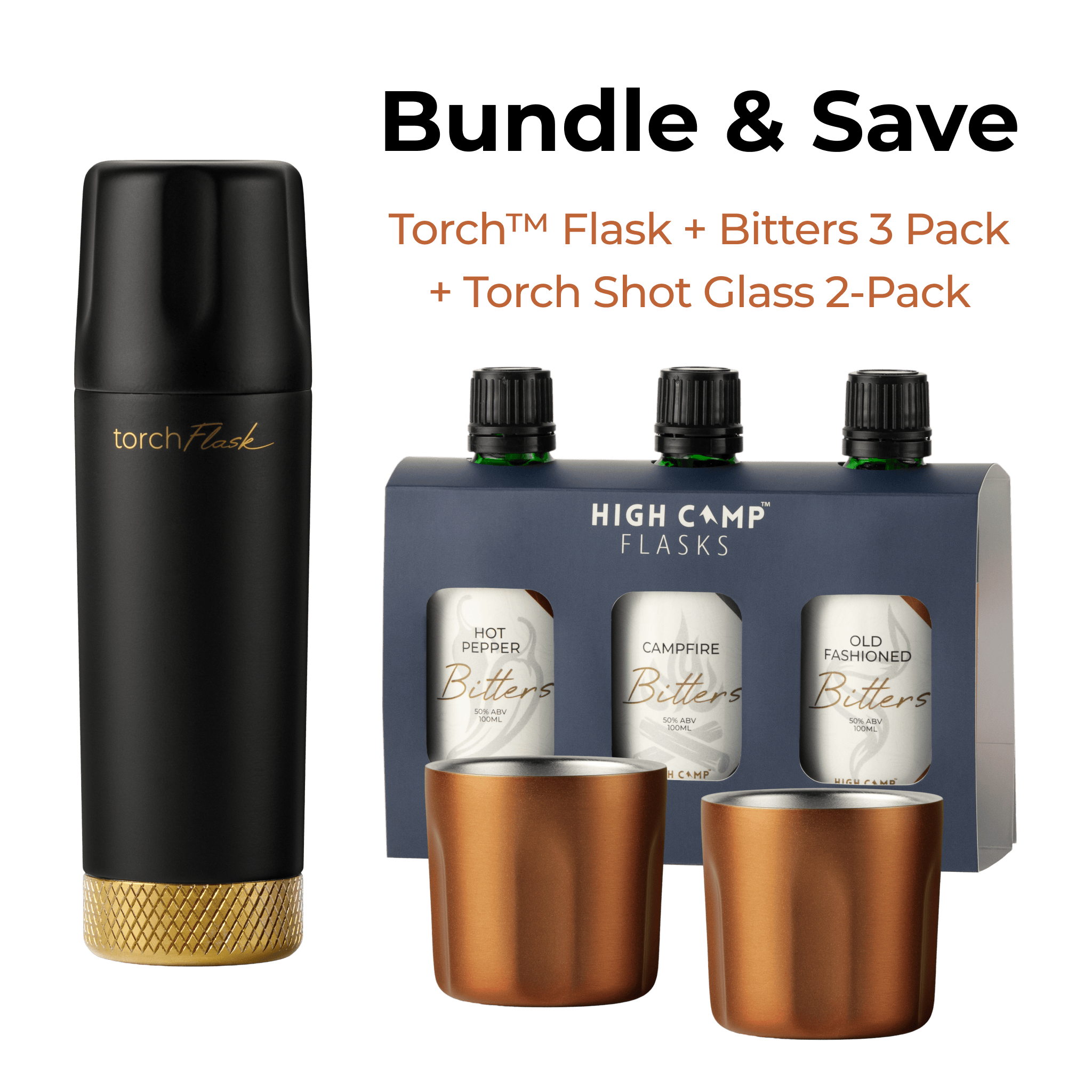 Premium Stainless Steel Flasks | High Camp Flasks