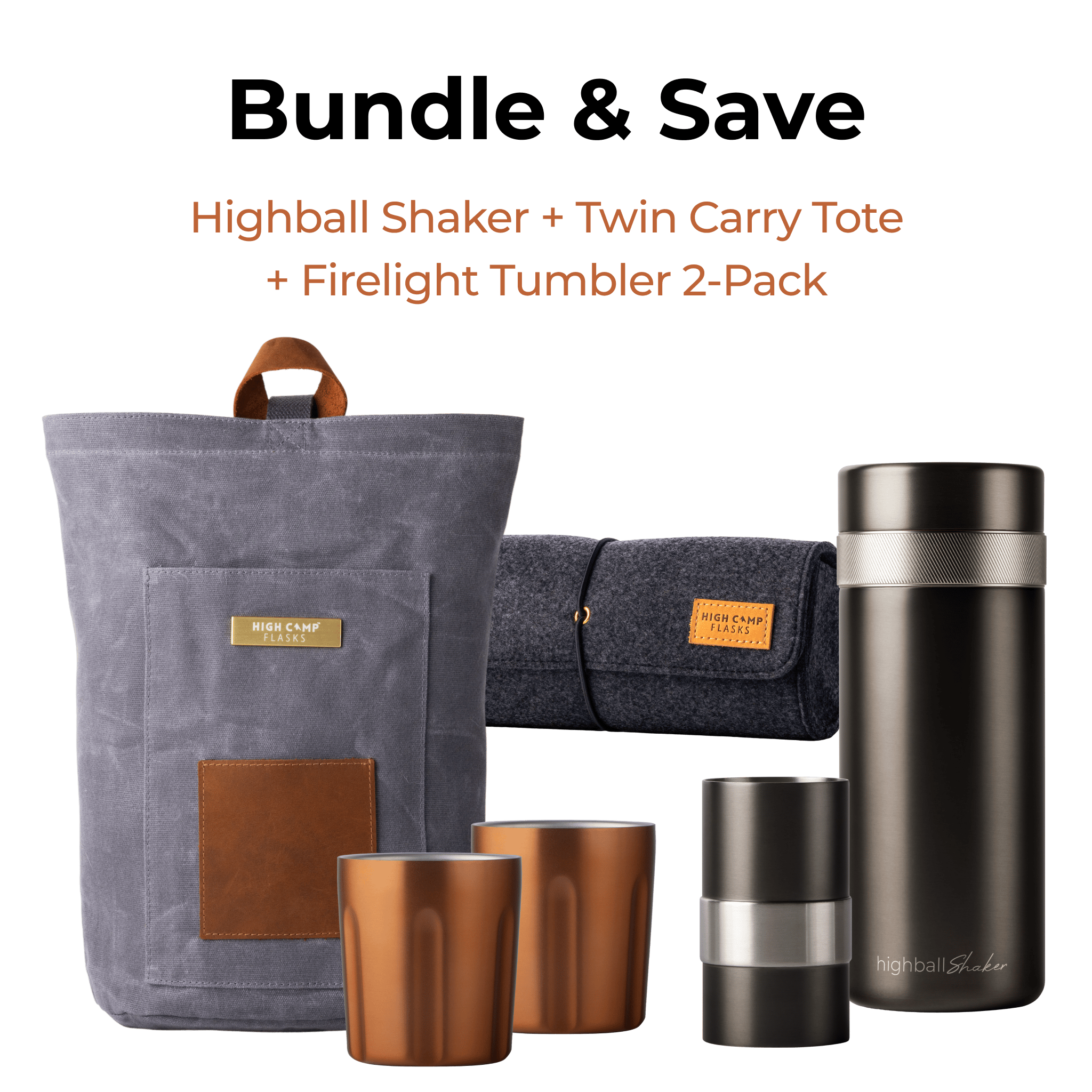 Premium Stainless Steel Flasks | High Camp Flasks