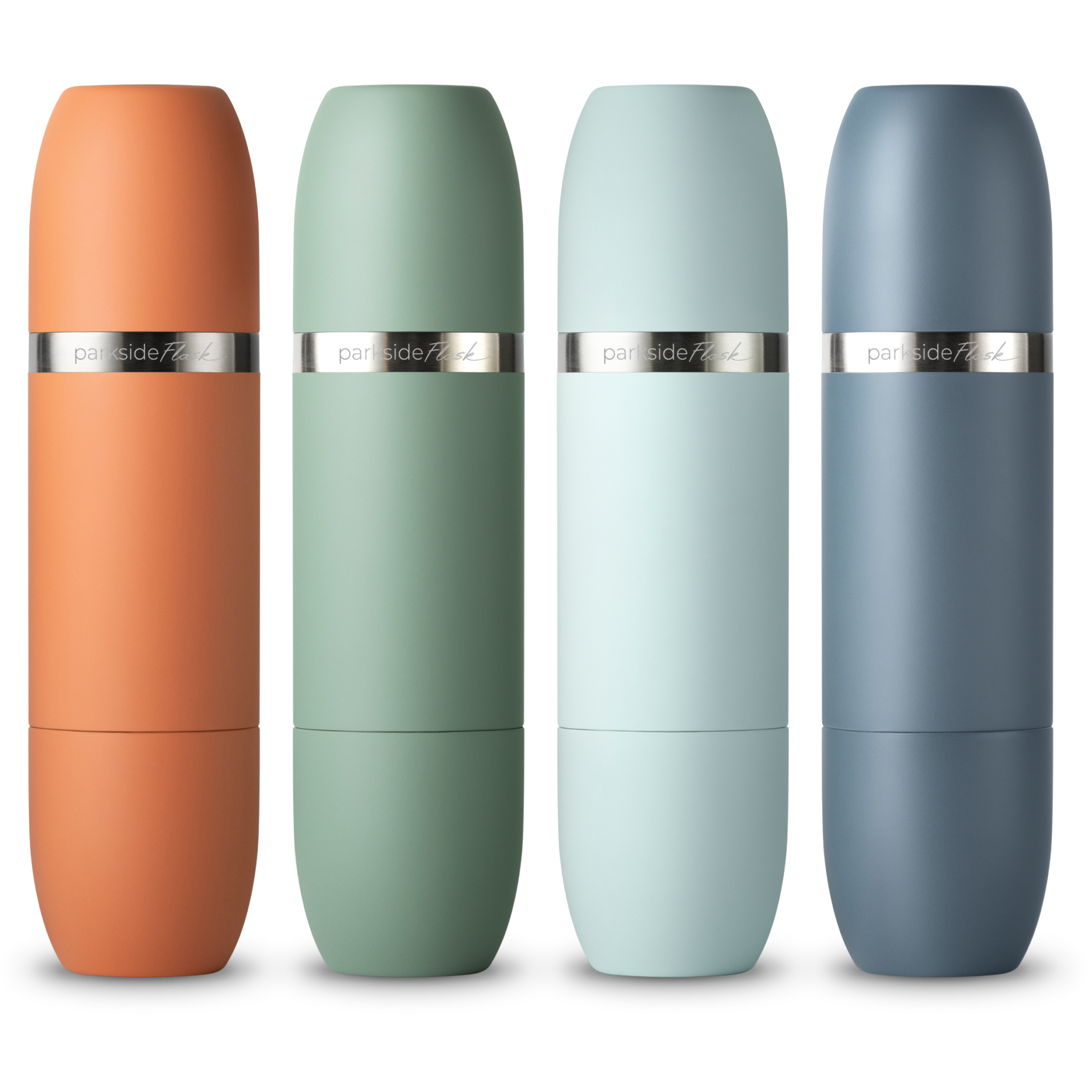 Parkside Flask - Wine Flask + Stemless Glasses | High Camp Flasks