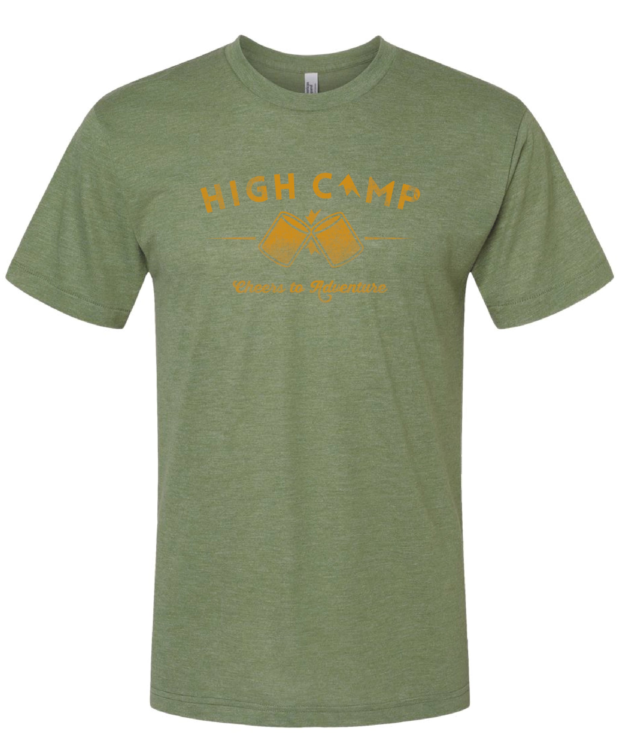 Cheers to Adventure - Heathered Tri-Blend Tee
