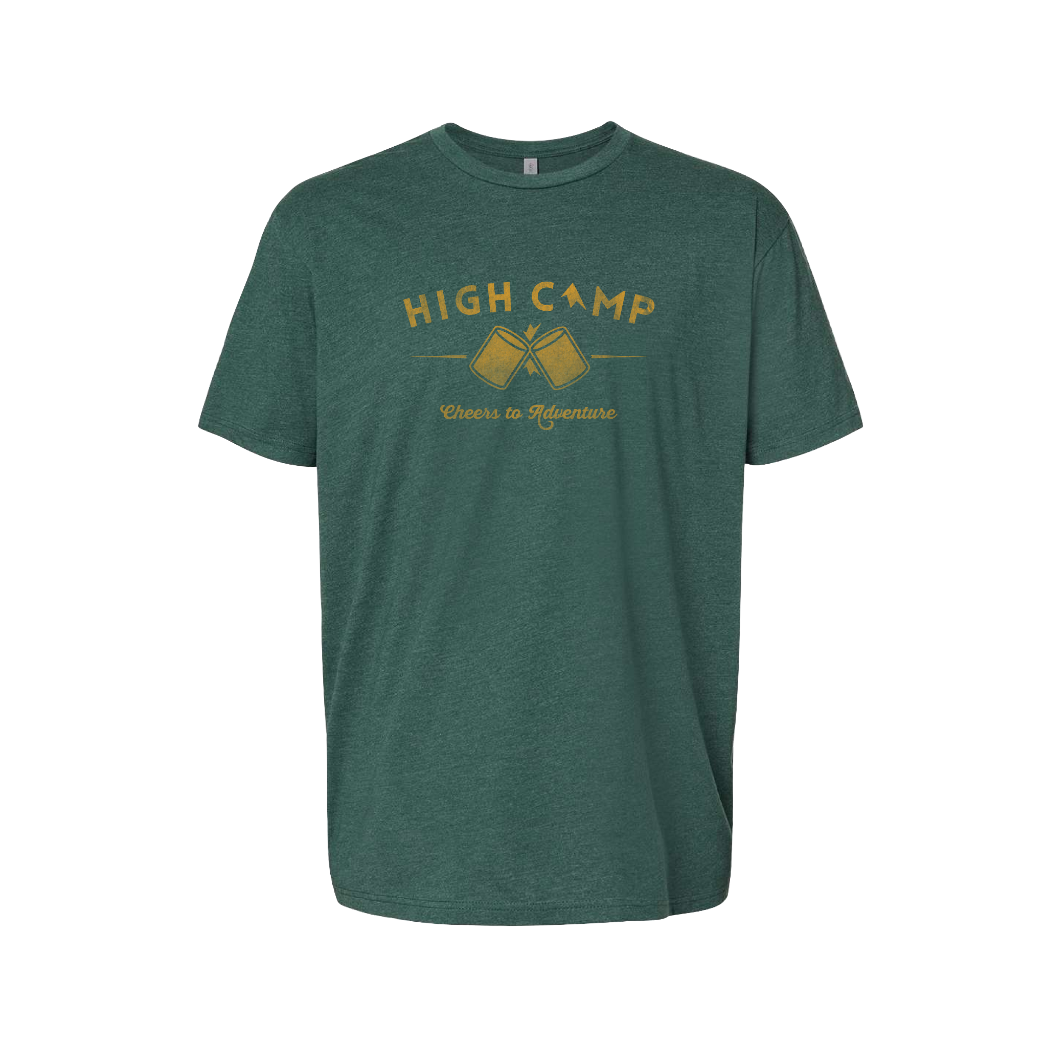 Cheers to Adventure - Heathered Tri-Blend Tee