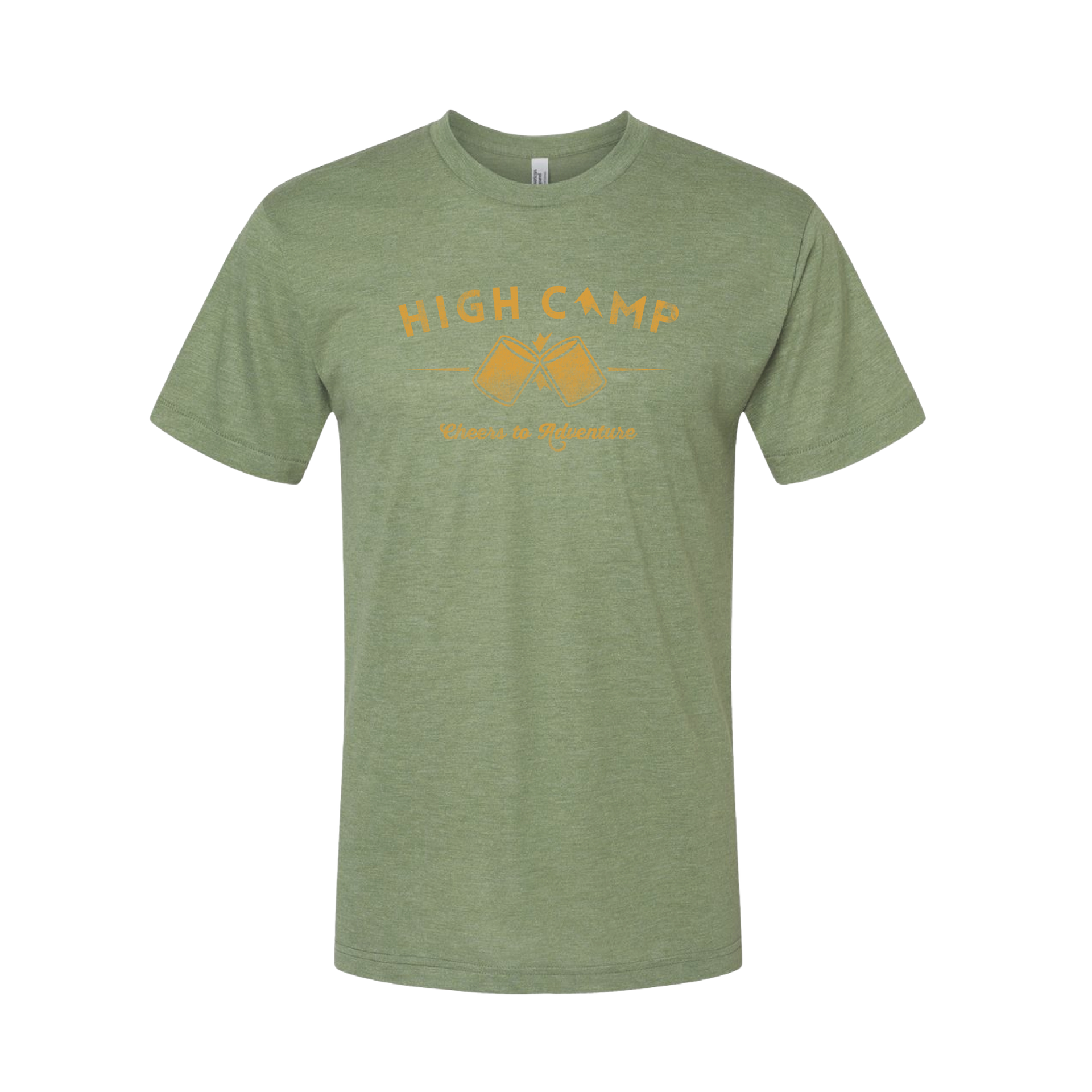 Cheers to Adventure Heathered Tri Blend Tee