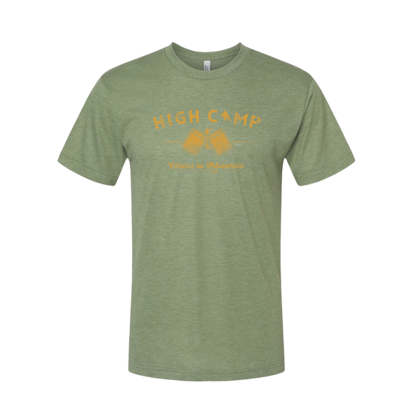 Cheers to Adventure - Heathered Tri-Blend Tee