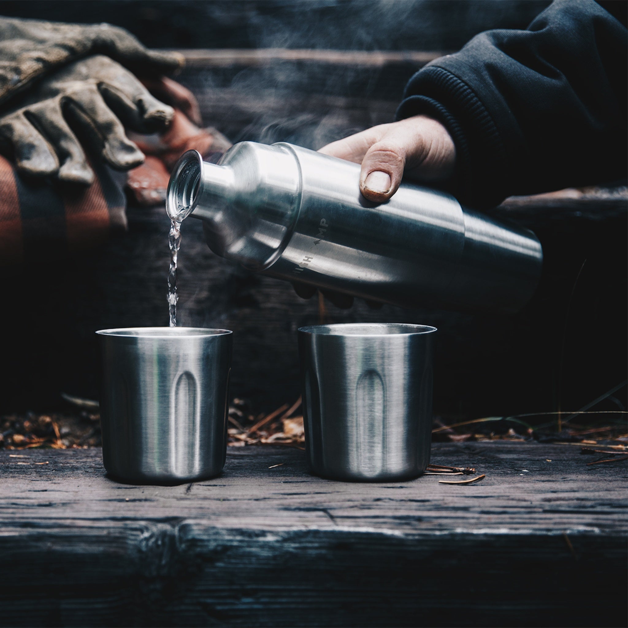 Firelight Flask® - Premium Flask w/ Tumblers | High Camp