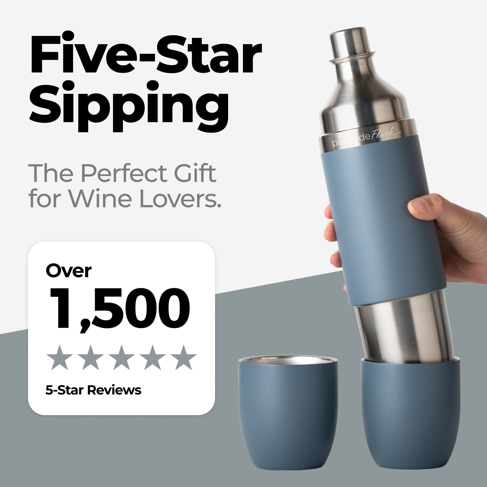 Parkside Flask™ 750 Bundle - Wine Flask - Save Now | High Camp