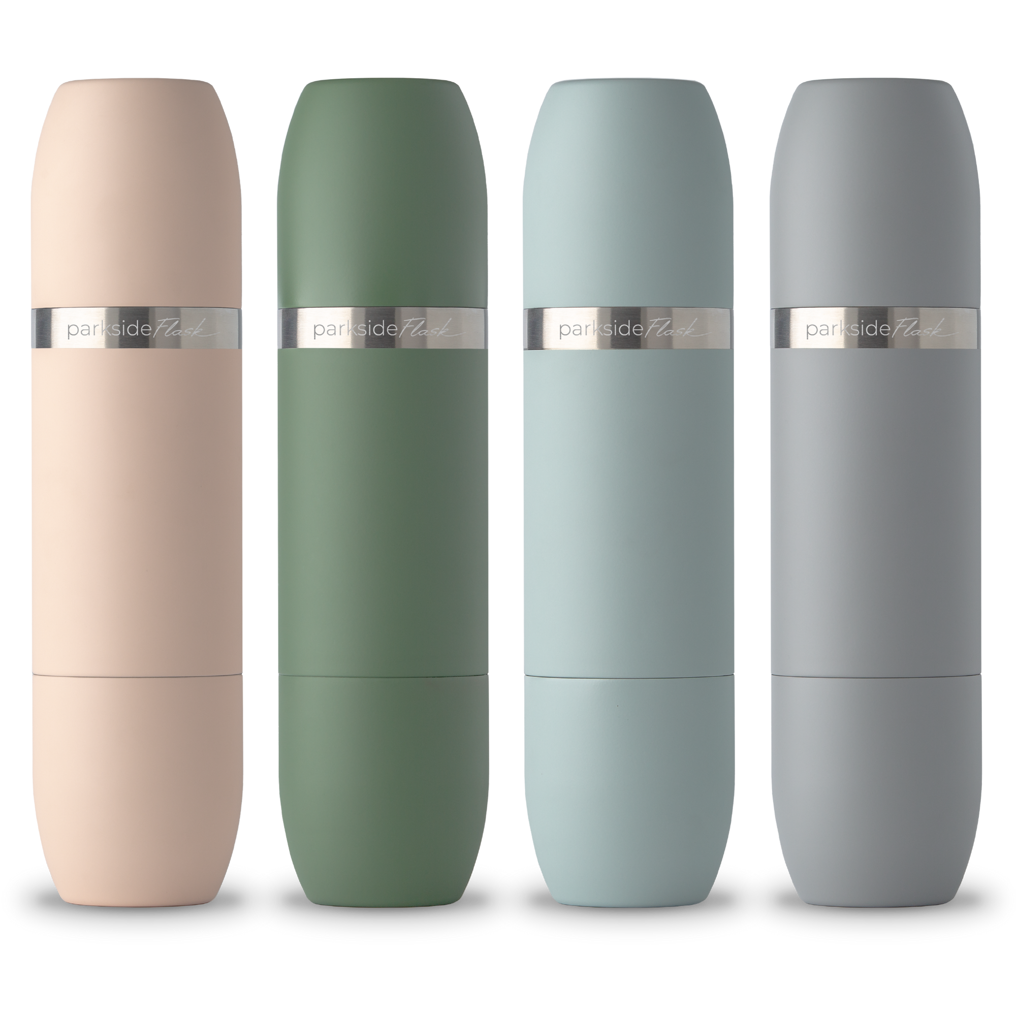 Parkside Flask - Wine Flask + Stemless Glasses | High Camp Flasks