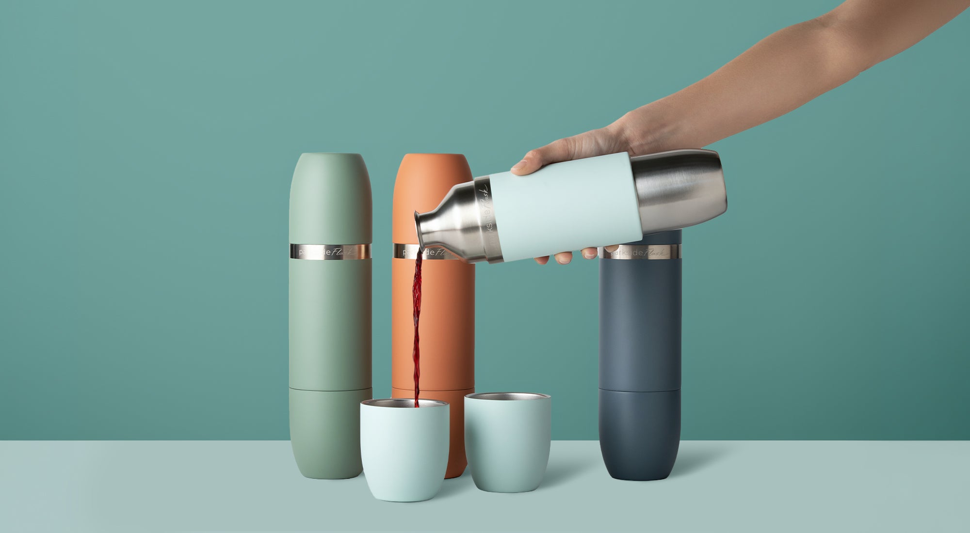 Parkside Flask disassembled product image