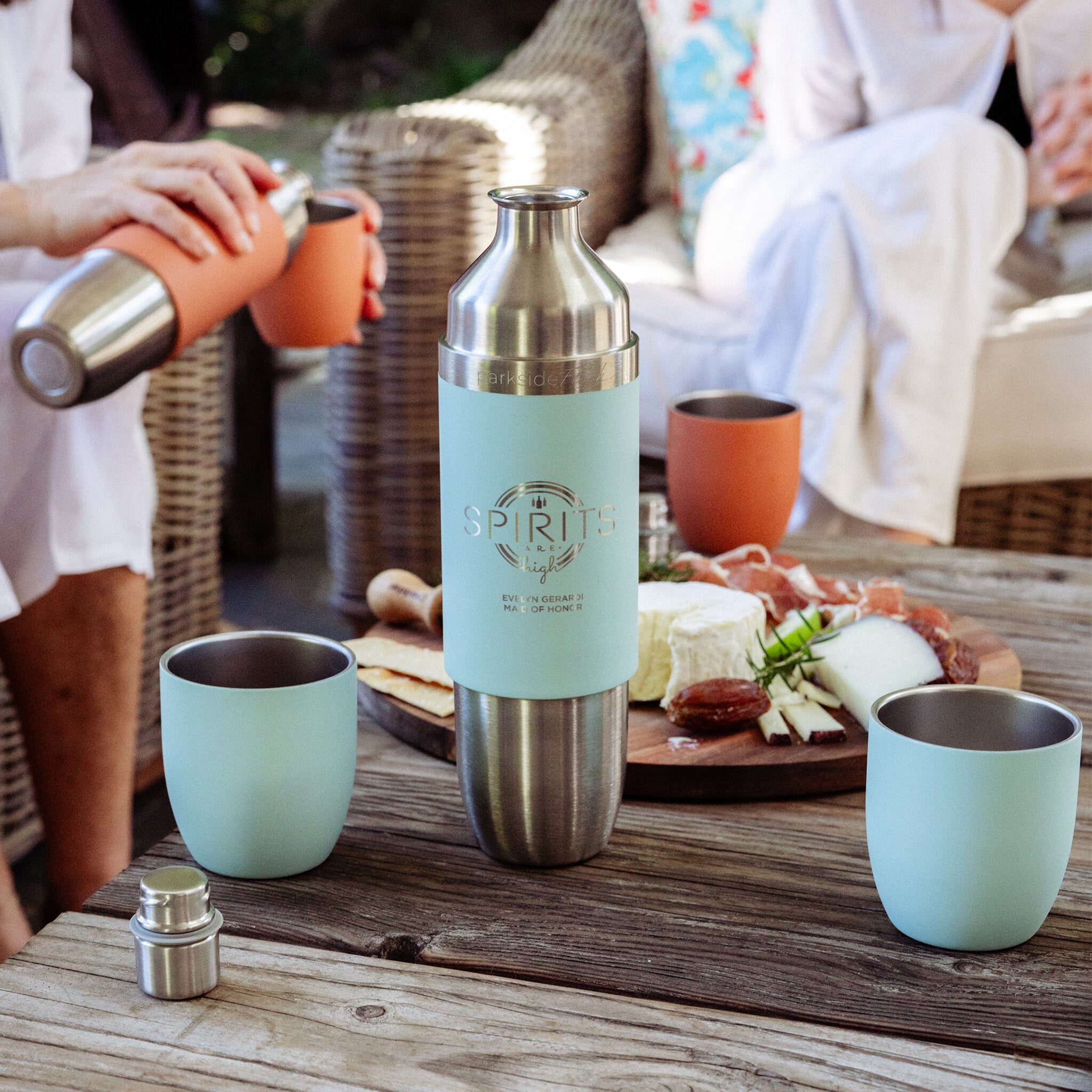 Custom Engraved Parkside Flask™ - Personalized Wine Flask | High