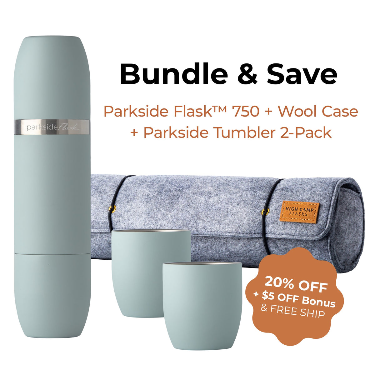 Premium Stainless Steel Flasks | High Camp Flasks