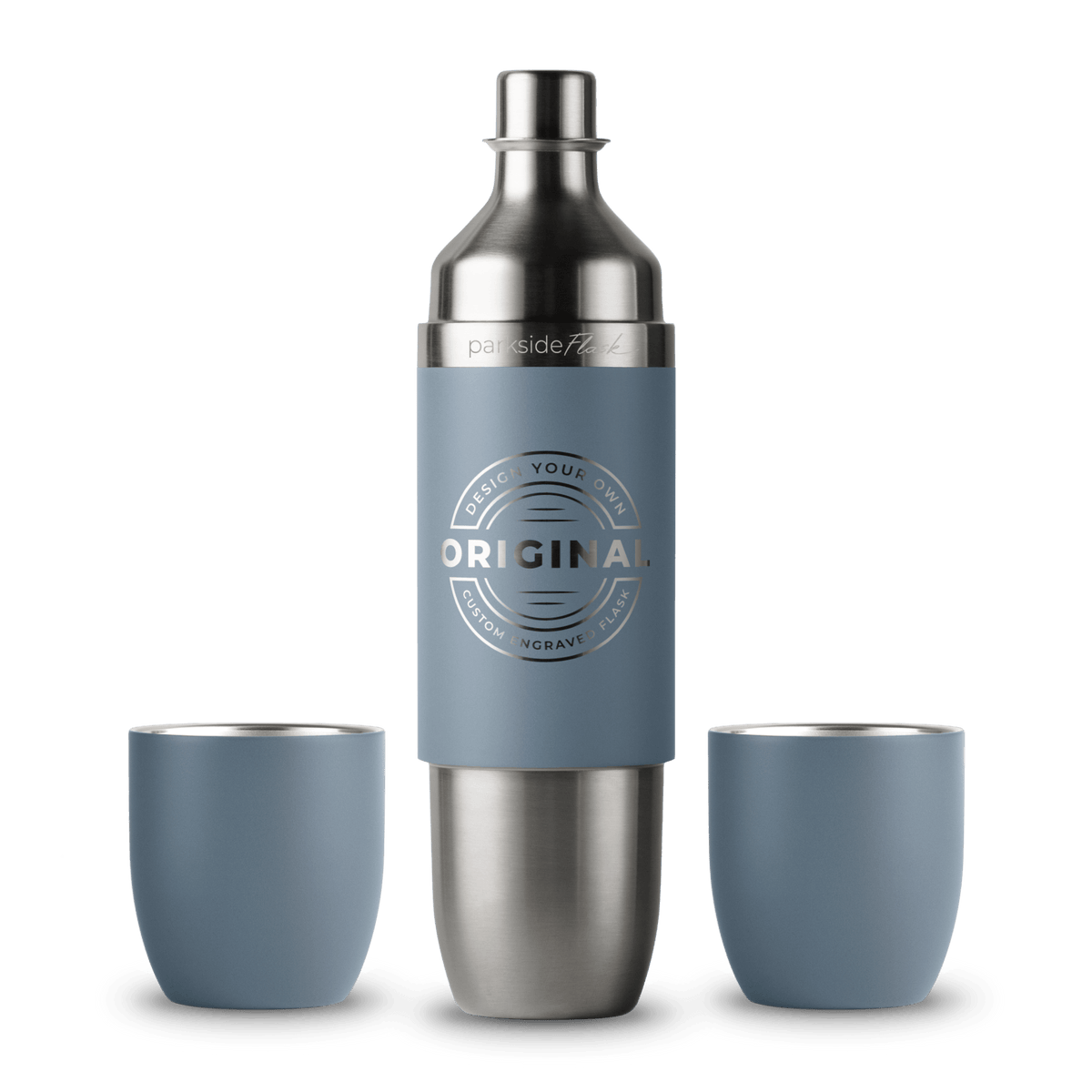 Custom Engraved Parkside Flask™ - Personalized Wine Flask | High Camp ...