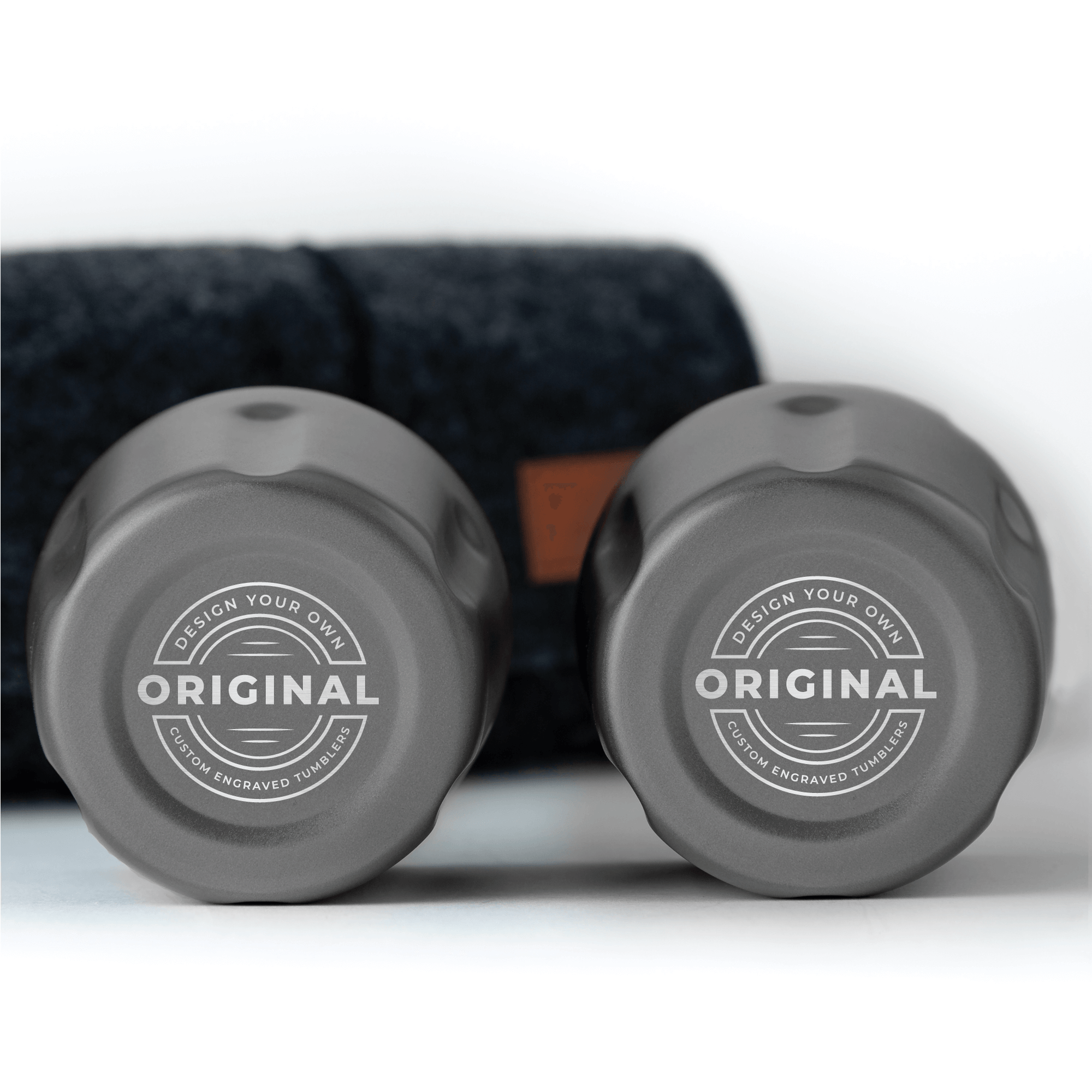 Custom Engraved Firelight Tumbler 2-Pack + Soft Case
