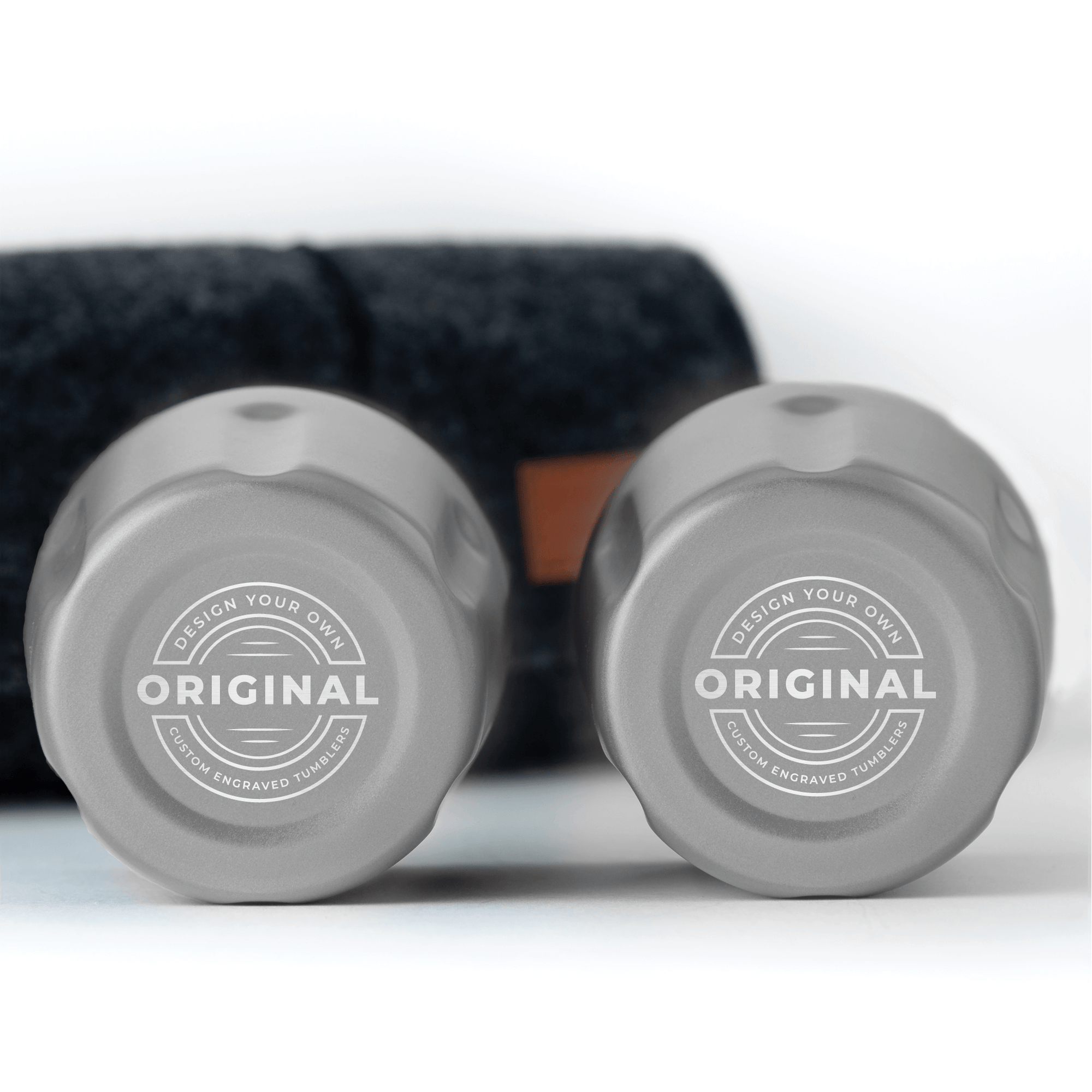 Custom Engraved Firelight Tumbler 2-Pack + Soft Case
